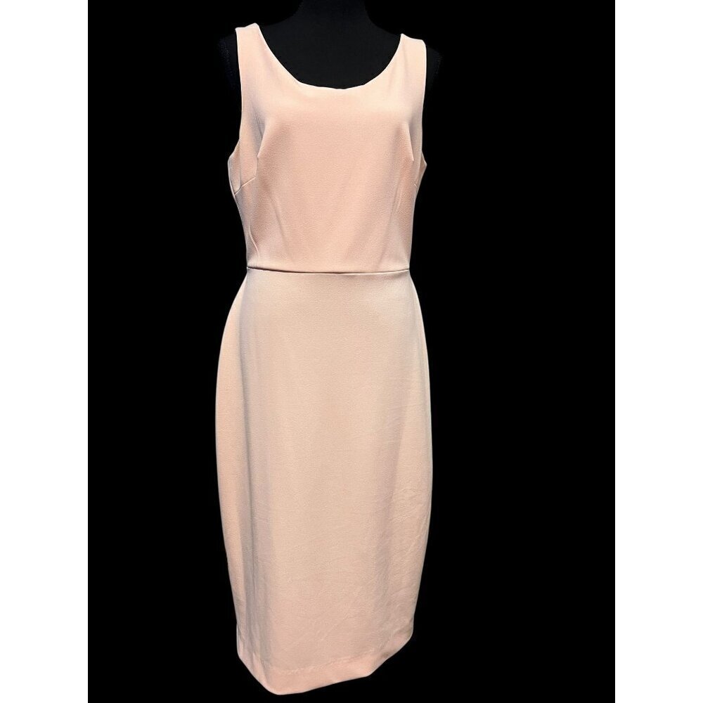 Betsey Johnson Sleeveless Scoop Neck Sheath Dress Women 10, Pink work office